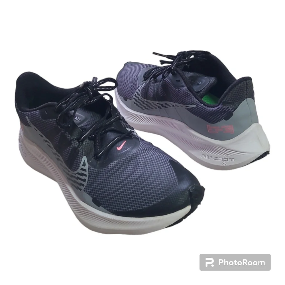 Nike Air Zoom Winflo 7 Shield Running Shoes Obsidian Mist Black Men's Size 10 - Picture 5 of 13
